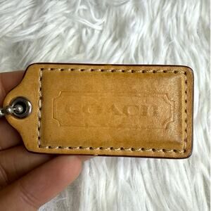 2" COACH  Fob Bag Charm Hang tag Hangtag
